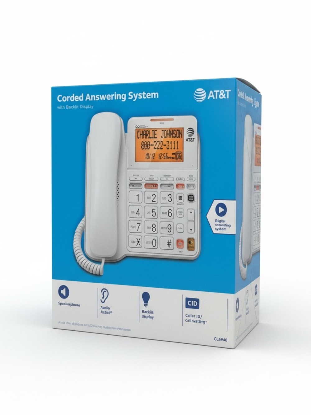 ☎️📞 “AT&T” Corded Answering System ((NIB))📞☎️